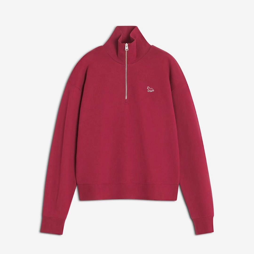 Maison Kitsunéベイビー フォックス ハーフジップ スウェットシャツ