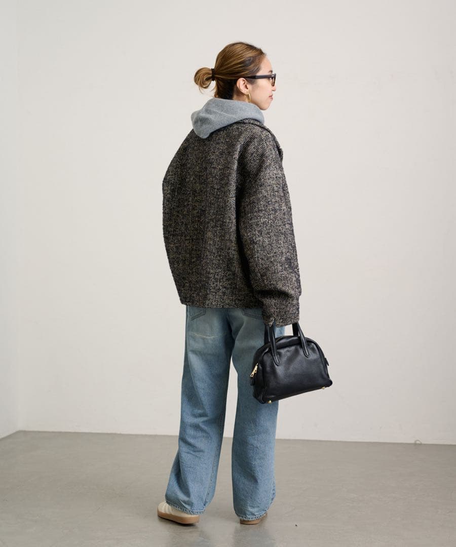 定価5.3万円！FRAMeWORKフレームワークTWEEDツイードショートコート