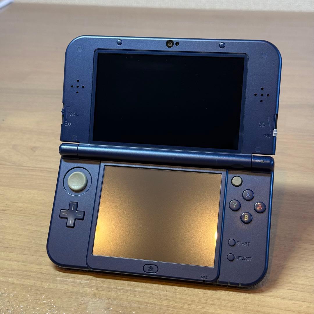 4-045 Newニンテンドー3DS LL メタリックブルー 上IPS搭載