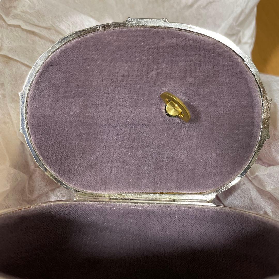 フェリス女学院大学卒業記念品、銀メッキ製オルゴール宝石箱 - メルカリ