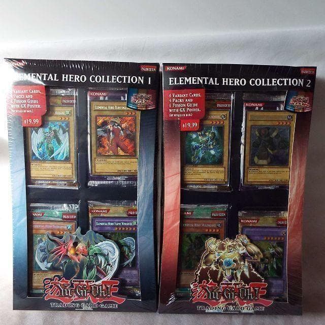 英語版 エレメンタルヒーローコレクション1&2 未開封 遊戯王 引退