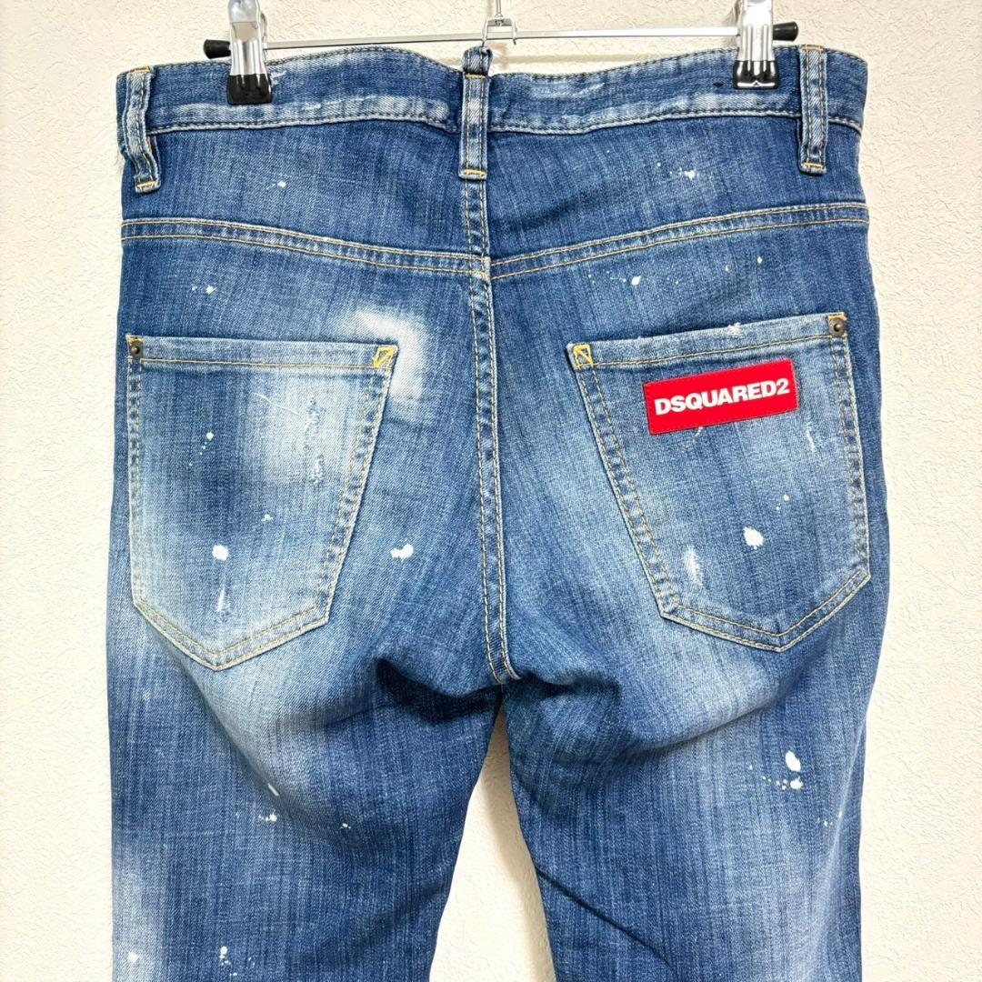 井上尚弥着用モデル DSQUARED2 スケータージーンズ ダメージデニム42