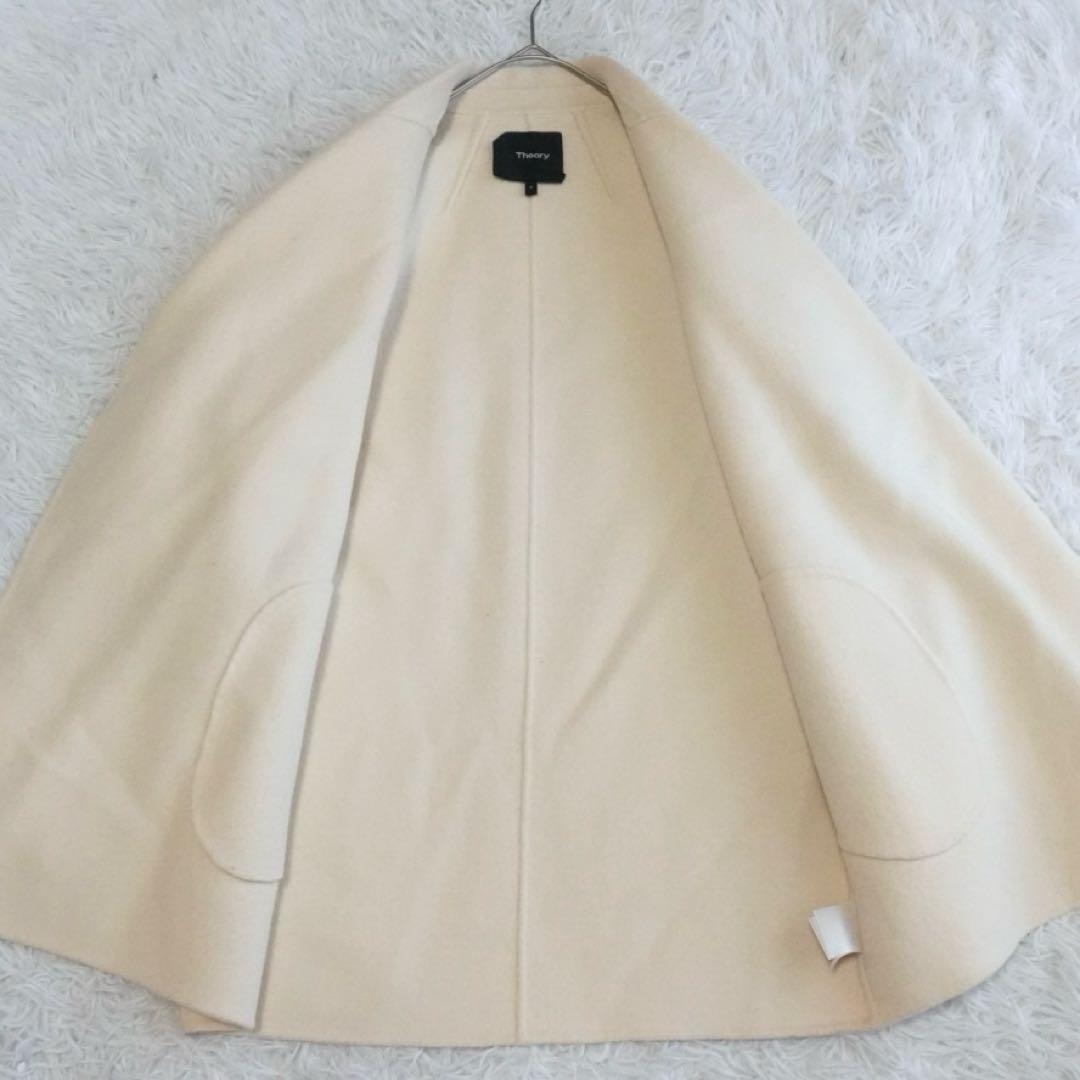 セオリー カシミヤ CLAIRENE NEW DIVIDE ダブルフェイスコート - メルカリ