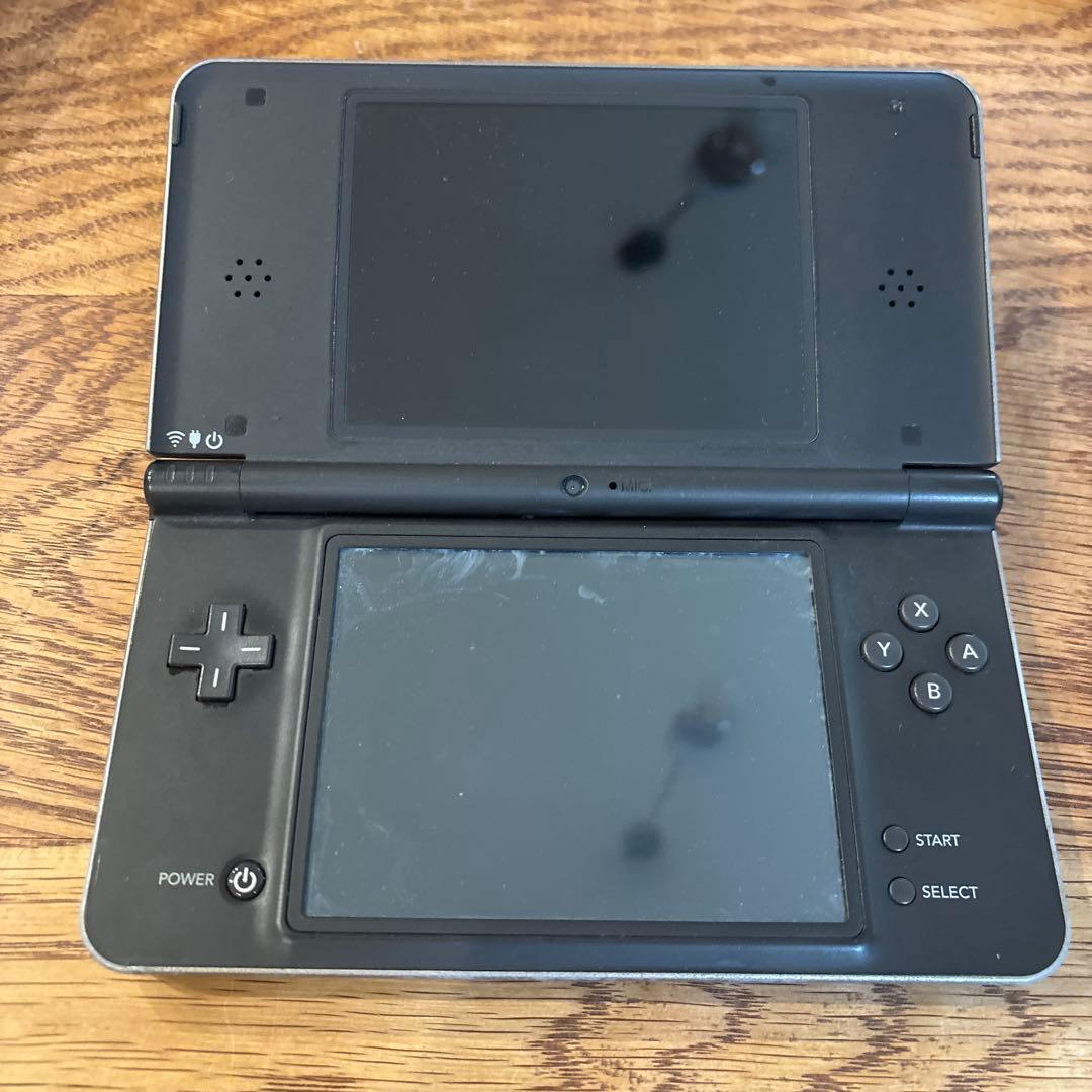 Nintendo DS LL ブラック 本体 ジャンク - メルカリ