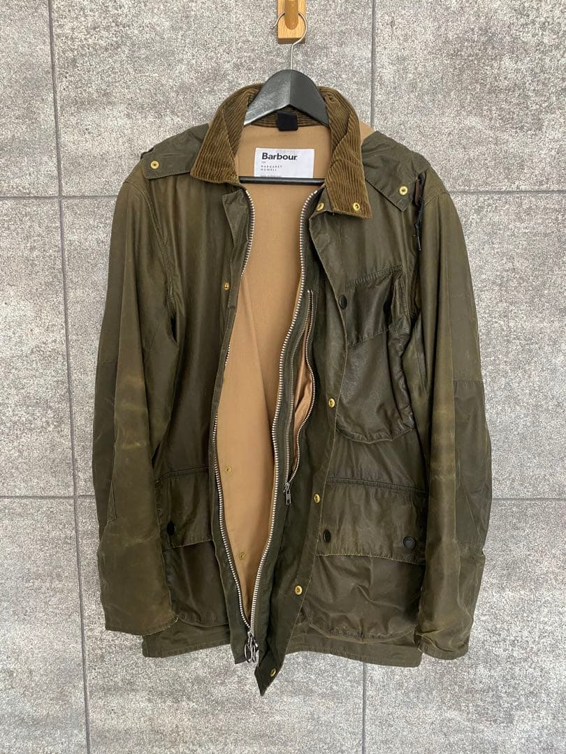 BARBOUR × MARGARET HOWELLオリーブA7モッズコート - メルカリ