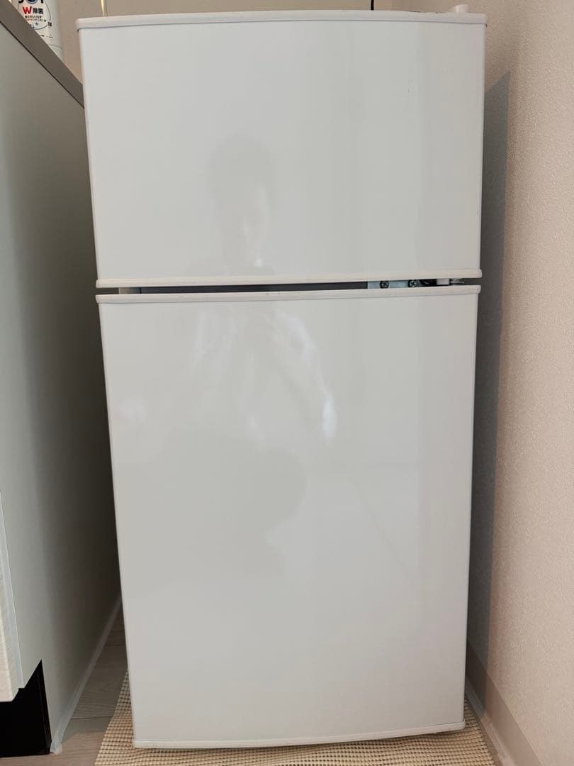 ホワイト冷蔵庫 コンパクトタイプ ハイアール 2ドア冷蔵庫 121L ホワイト JR−NF121C（W