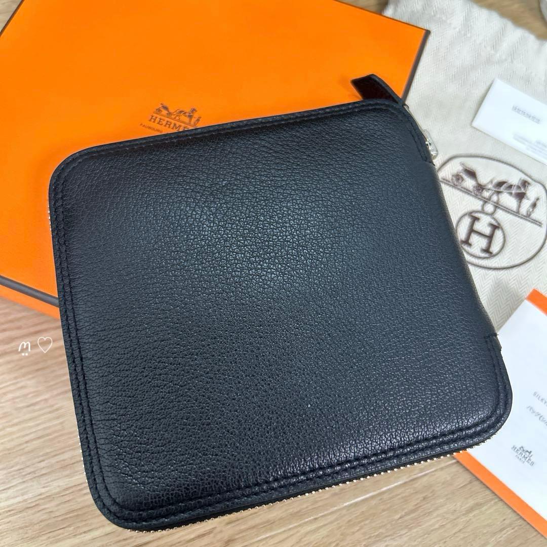 HERMESエルメス シルキーポップ ボルデュックリボン 携帯サブエコ