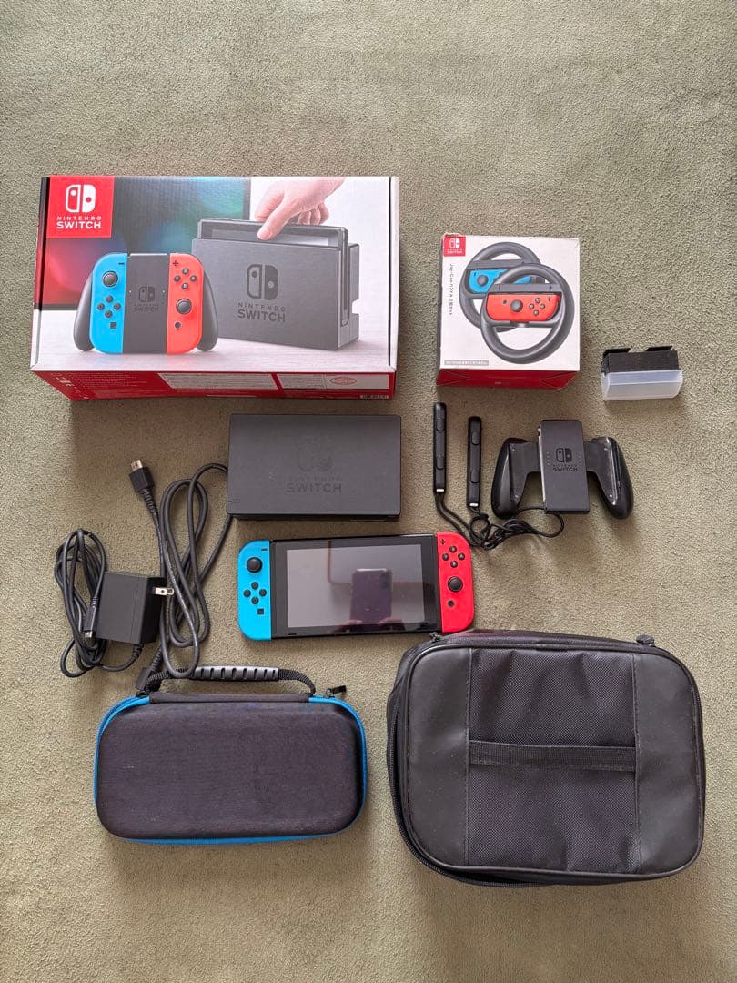 スイッチ本体　Nintendo Switch + おまけ 即日発送】ニンテンドースイッチ 本体セット おまけ付き_switch&周辺