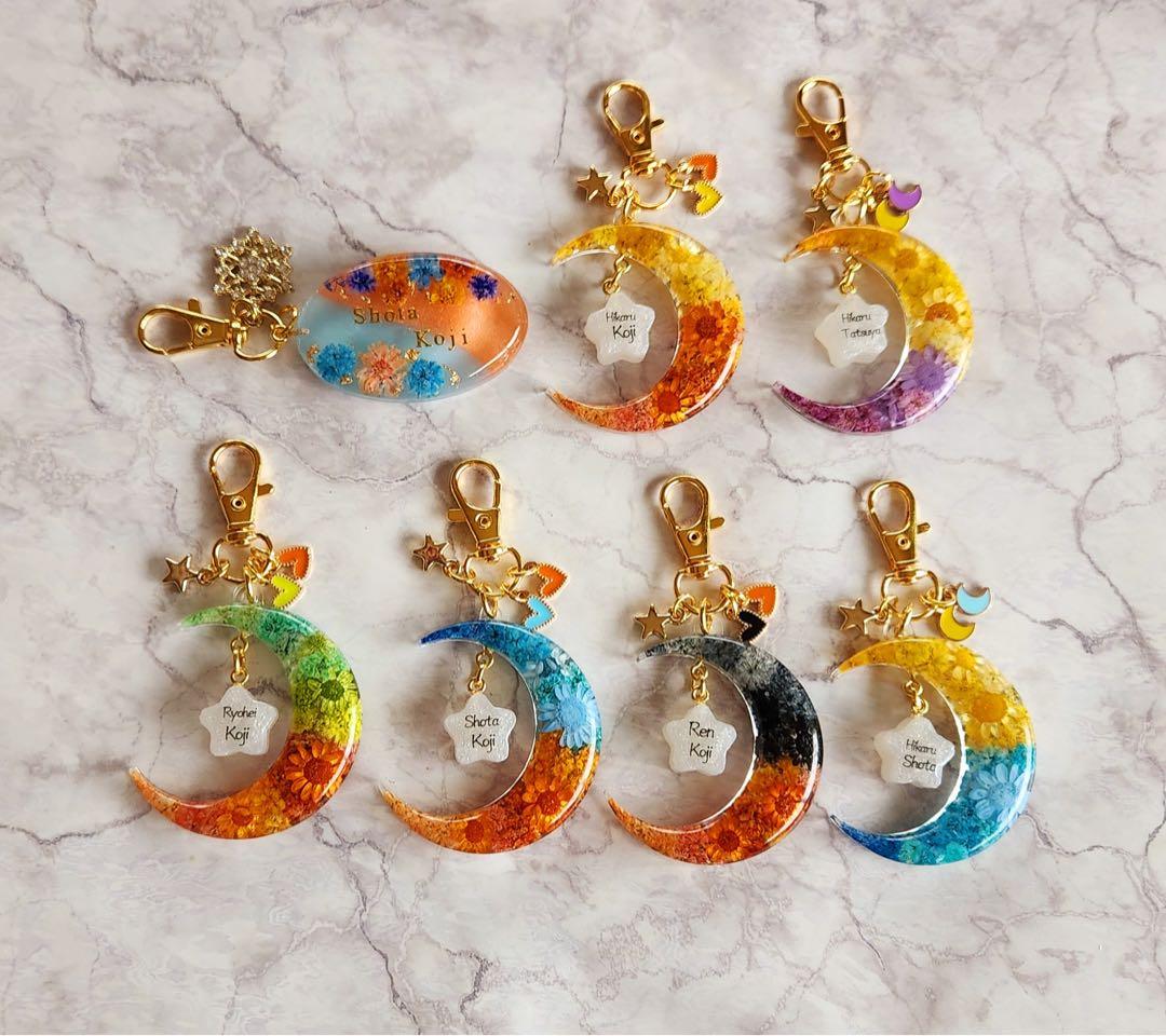 しょぴこじ　オーバルフラワーキーホルダー　７点 BEAMS JAPAN (BEAMS JAPAN) [Special order] Horikoshi / Shogi