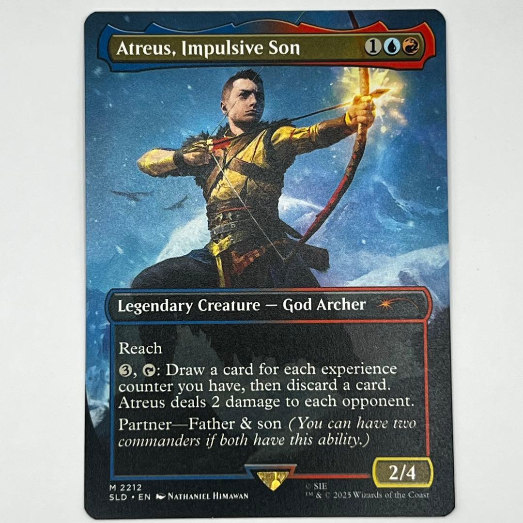 MTG Atreus, Impulsive Son ボーダーレス英語1枚 SLD - メルカリ