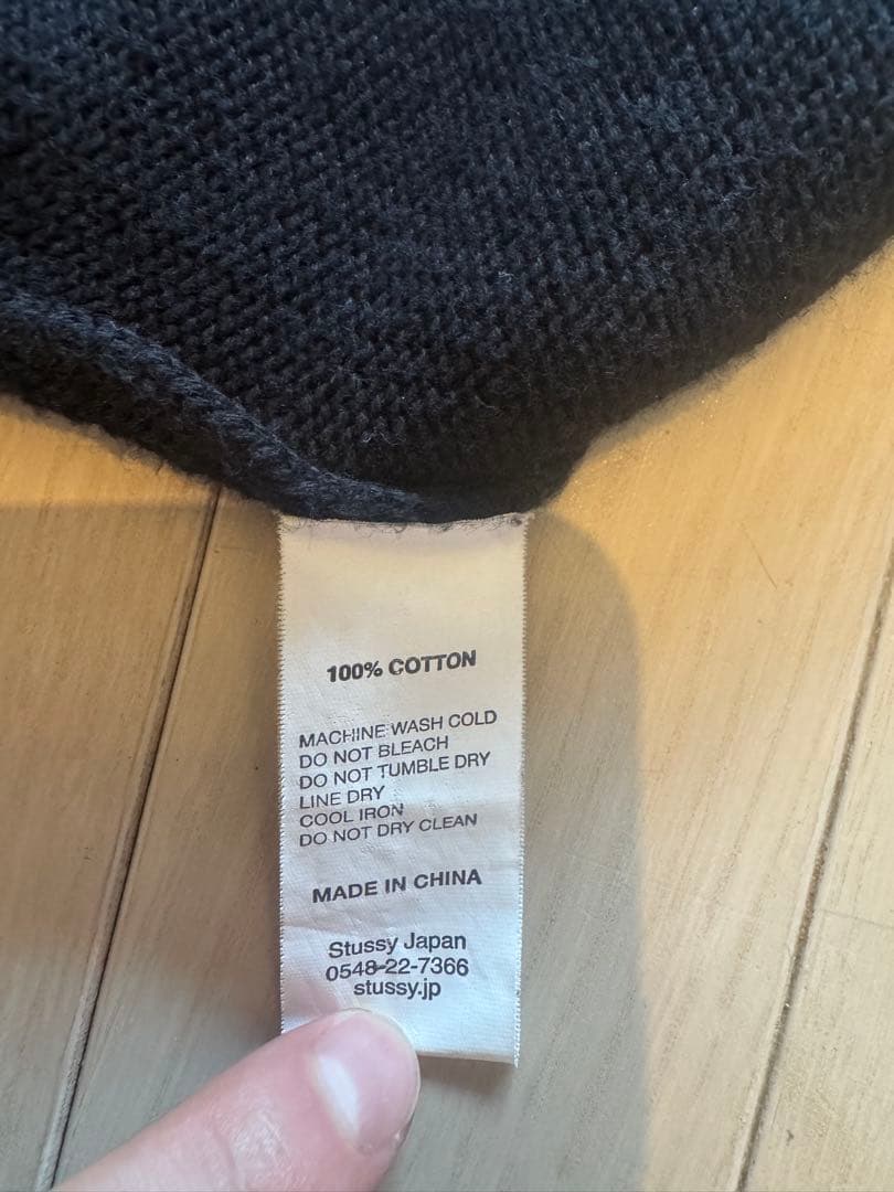 Stussy Orchid Knit Sweater Black Stussy Black