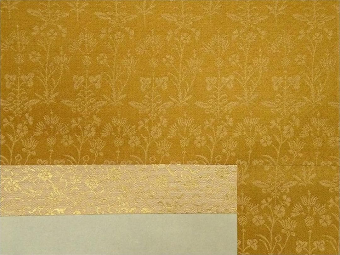 掛け軸 江河 四神守護山水図 絹本 希少 軸装 茶道具 掛軸 美品 です。