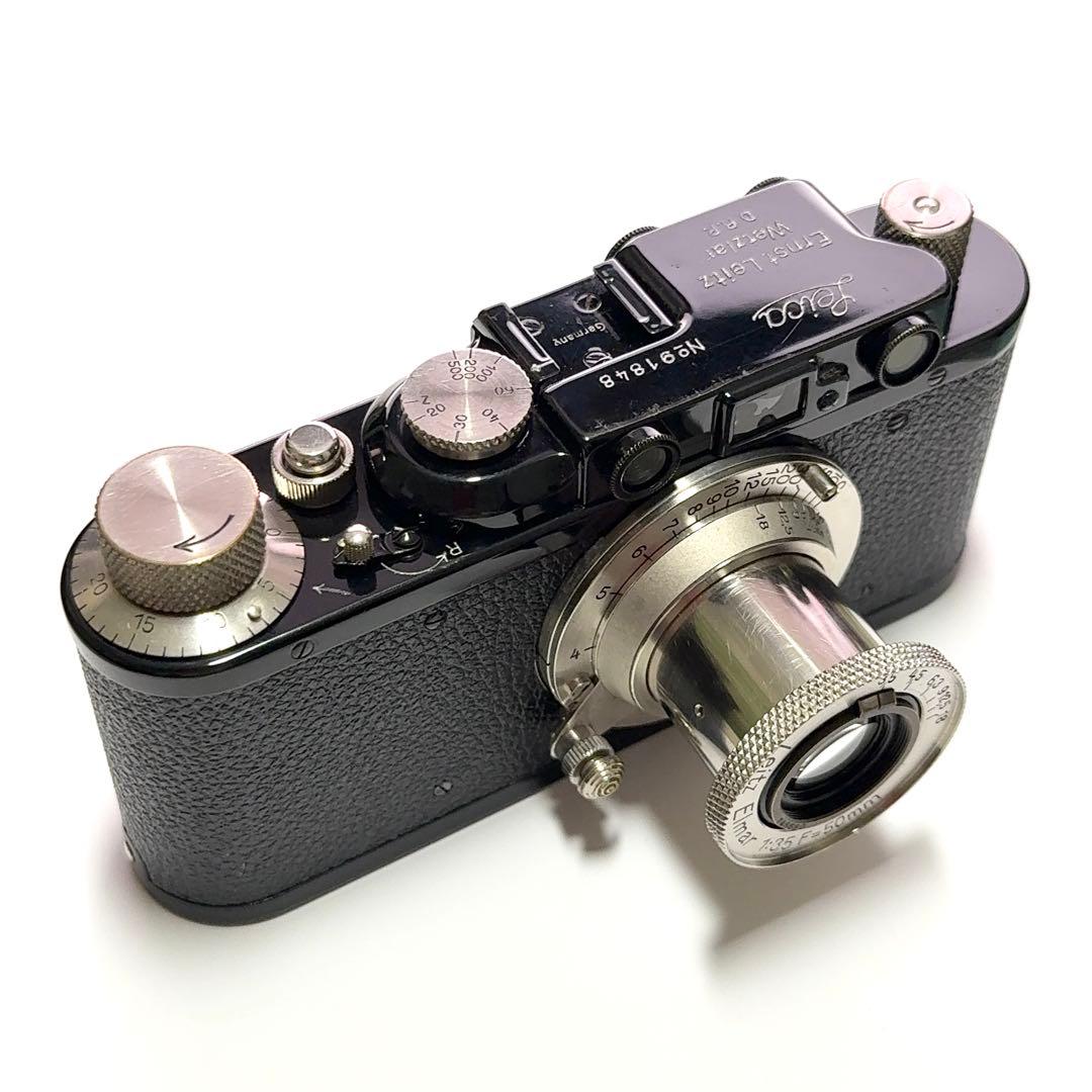 【美品】バルナック ライカ DⅡ《ニッケル エルマー50mm/F3.5付き》