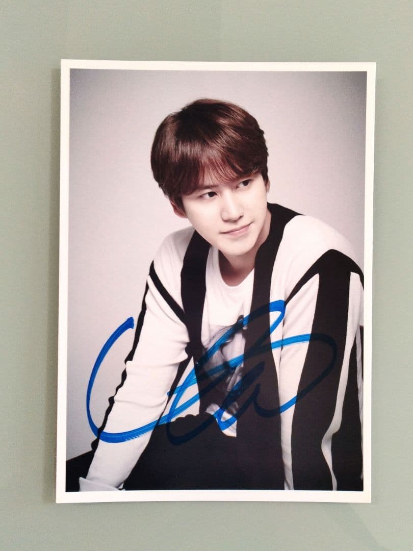キュヒョン直筆サイン入り2Lサイズ写真…SUPER JUNIOR…Kyuhyun - メルカリ