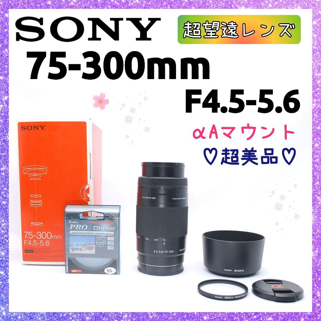 ❤即購入1000円OFF❤美品❤ ソニー 75-300mm 望遠レンズ αA - メルカリ