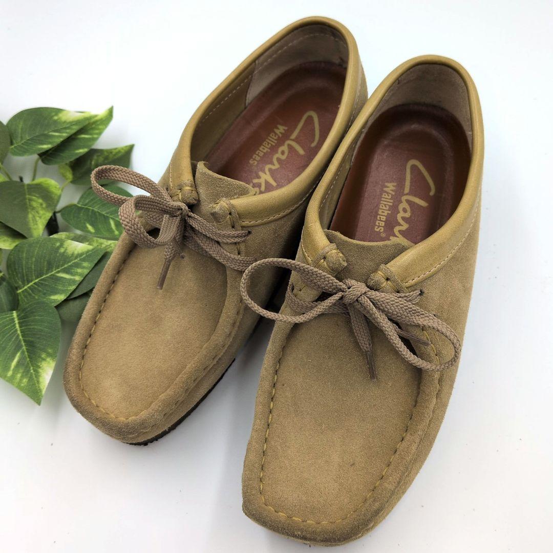 美品】クラークス オリジナルズ ワラビー スエード メープル 7.5М