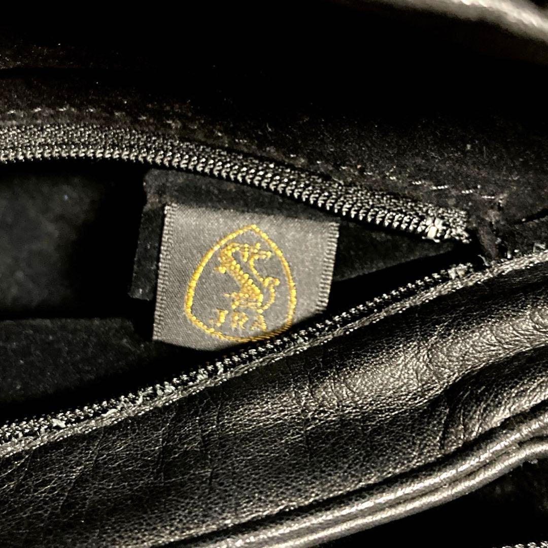 希少 印傳屋 ハンドバッグ JRA認定 鹿革 パッチワーク繋ぎ葡萄トンボ柄