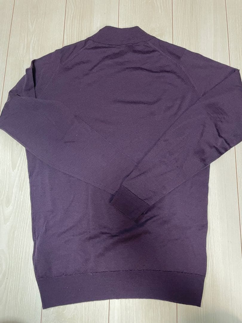 極美品 JOHN SMEDLEY モックネック パープル ニット M - メルカリ