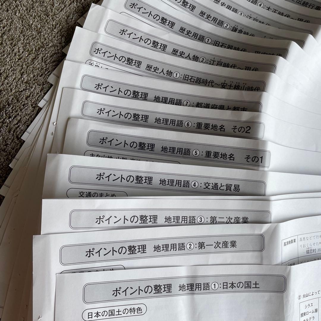 最新 サピックス 6年生 社会 表紙 夏講習 デイリーステップ ポイントの