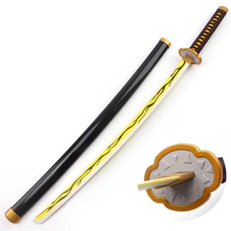 獪岳（かいがく） 日輪刀 コスプレ 道具 木刀 完成度高い 成人 | Shop