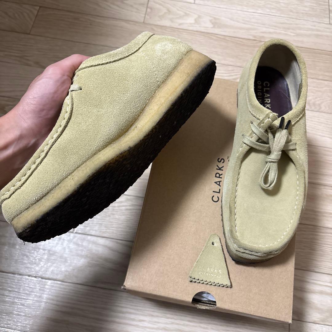 CLARKS クラークス　ワラビー　ベージュ　26.5cm
