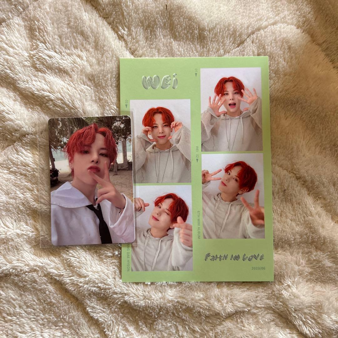 WEiデヒョン トレカ&ポストカードセット - メルカリ