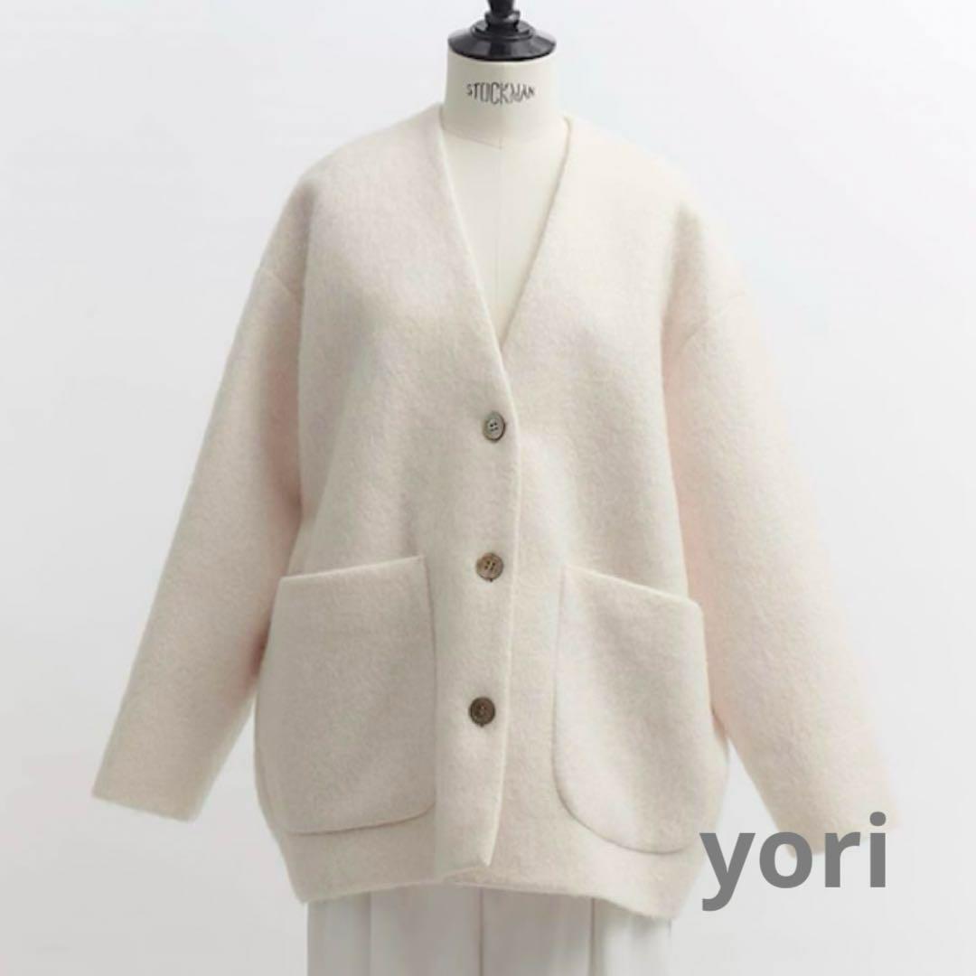 yori ヨリ ウールモヘアシャギージャケット yori(ヨリ)の「ウールモヘアシャギージャケット【2021AW】9月中旬発売
