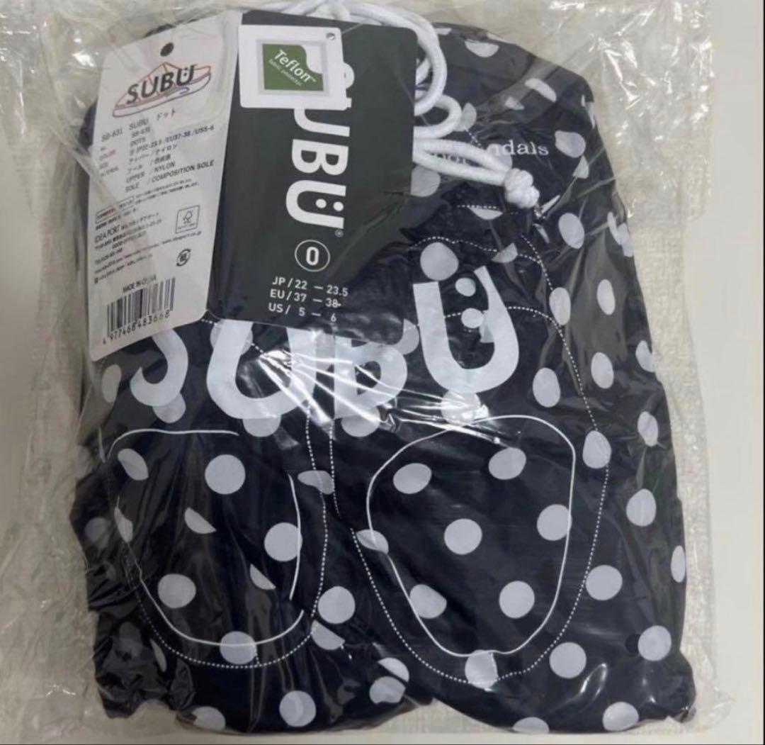 SUBU ドット柄 スリッパ 22〜23.5cm サイズ0 I've レイ　1