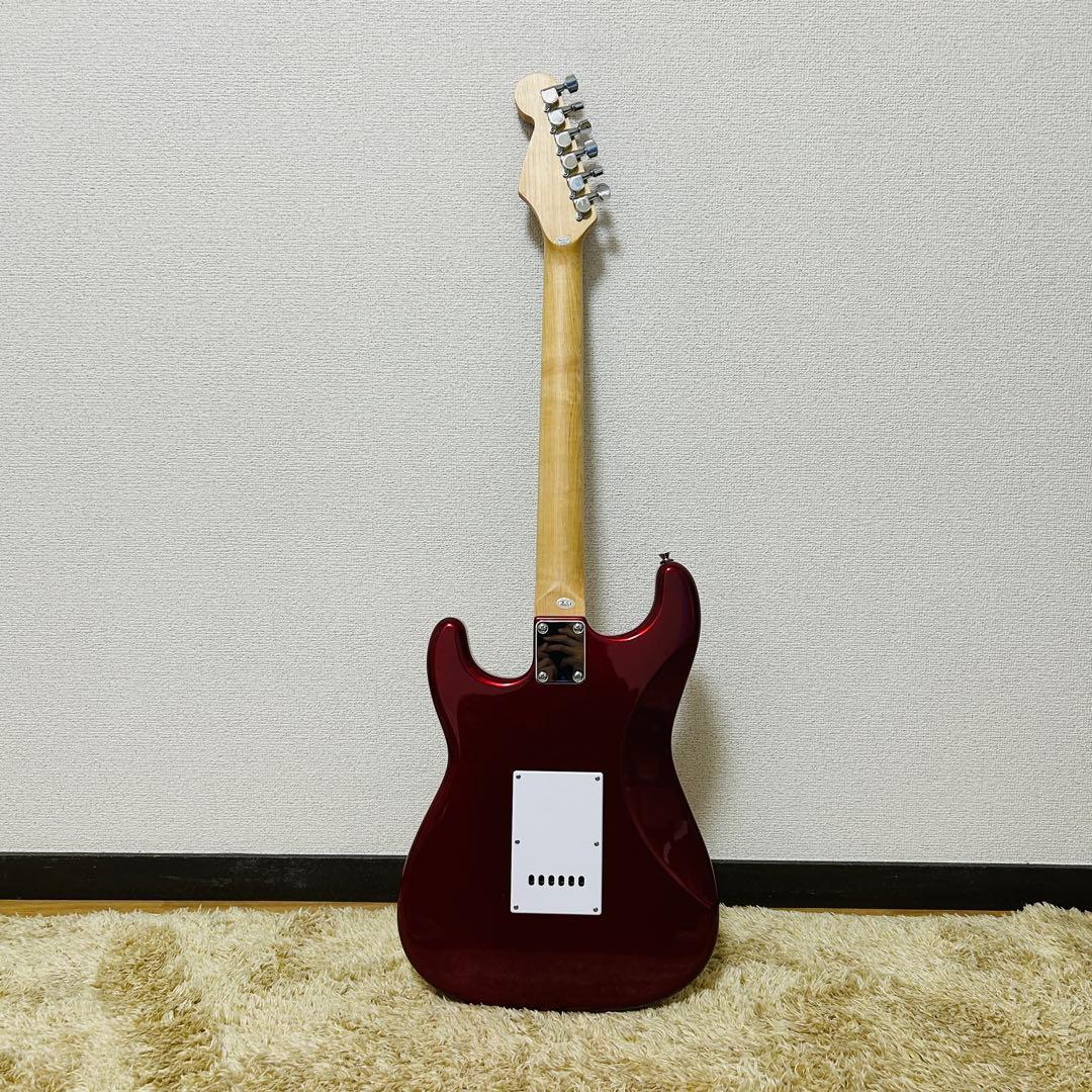 美品】PHOTOGENIC フォトジェニック エレキギター 赤 レッド ST - メルカリ