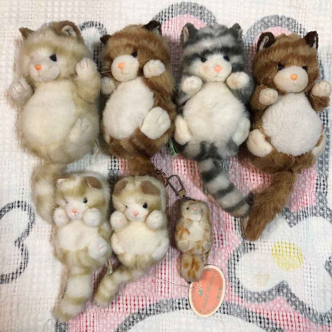 レトロ たけのこ JOYFUL MATES ネコ ぬいぐるみ 7こセット - メルカリ