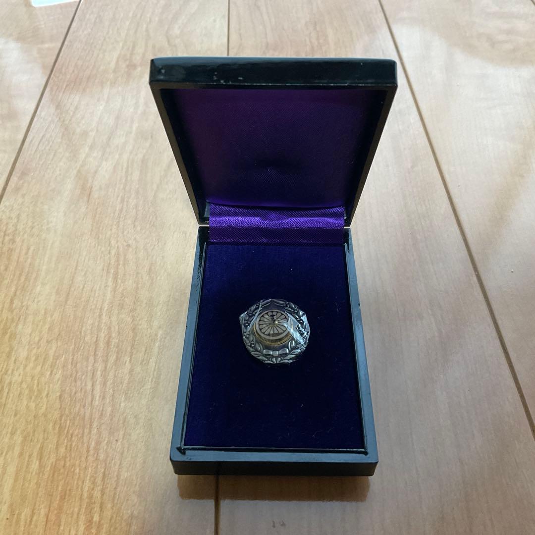 美品】日本国有鉄道（旧国鉄）功績章（徽章・ピンバッジ）純銀製