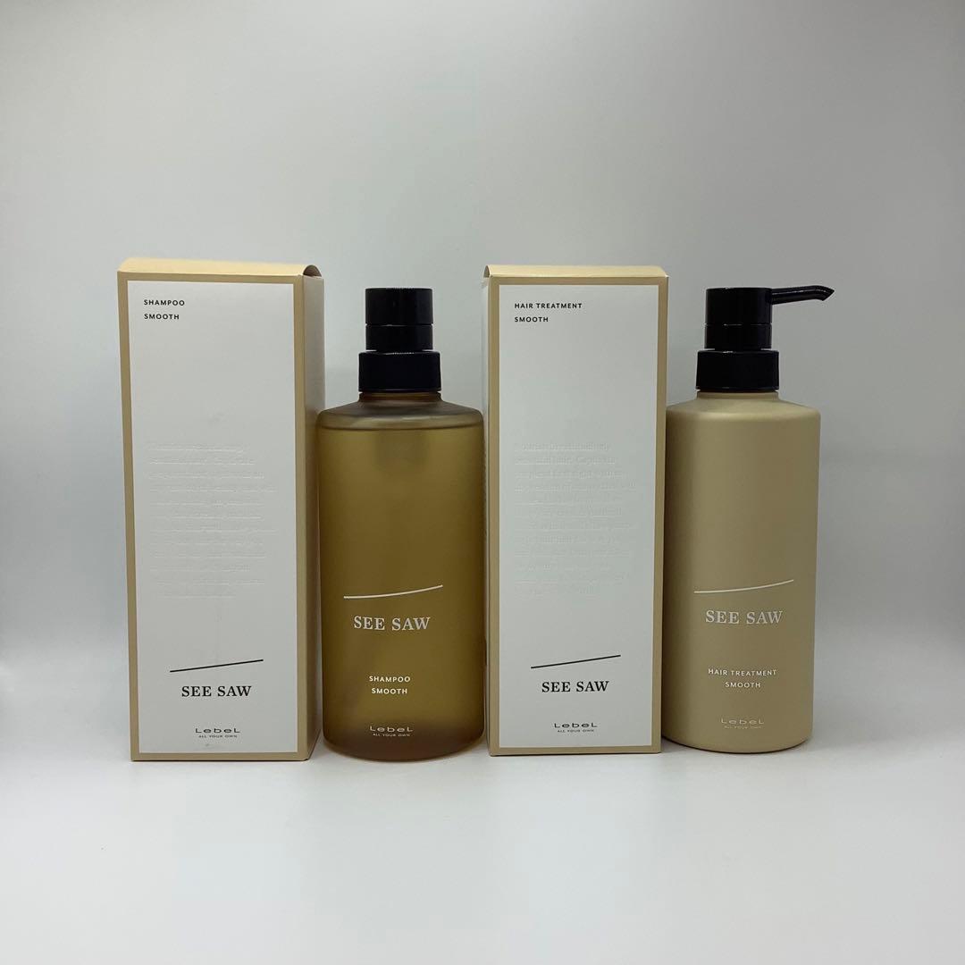 SEE SAW スムース　シャンプー & トリートメント 500mlセット SEE/SAW ヘア＆スキャルプ 【シャンプー&トリートメント】スムース お