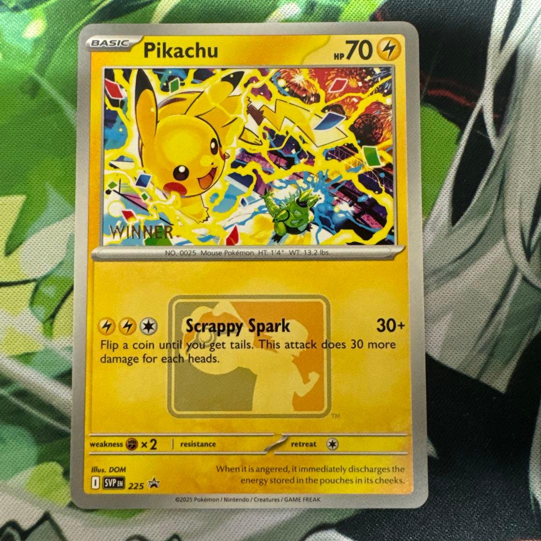 ポケモンカード ピカチュウ Pikachu WCS 2025 winnerプロモ - メルカリ