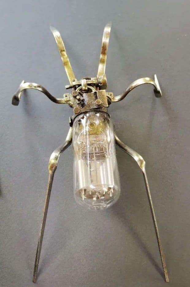 スチームパンク 真空管使用昆虫 S-01
