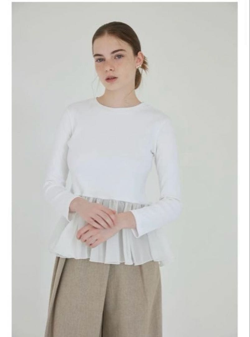 GIRLISH ガーリッシュ St.cecilia スソカラフリル ホワイト - メルカリ