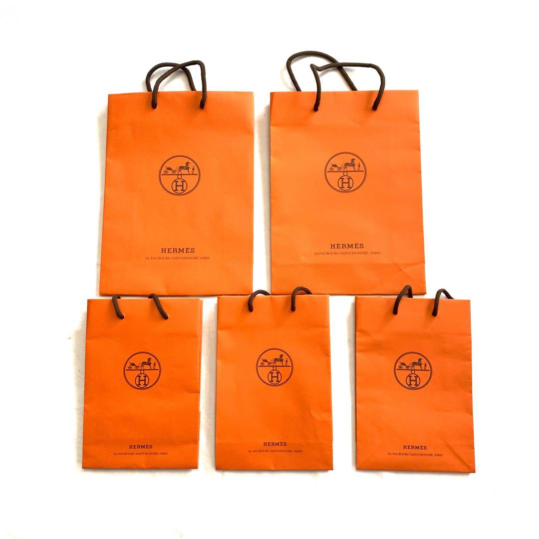 HERMES エルメス ショッパー 紙袋 5枚 - メルカリ