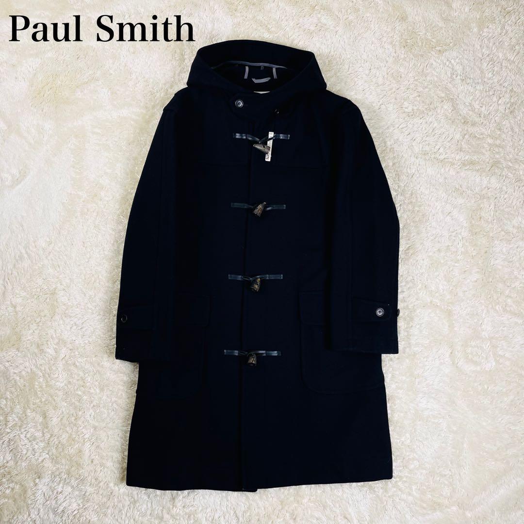 ポールスミス 英国風 ダッフルコート 黒 L Paul Smith サイズ38 ウール ダッフルコート ブラック レディース