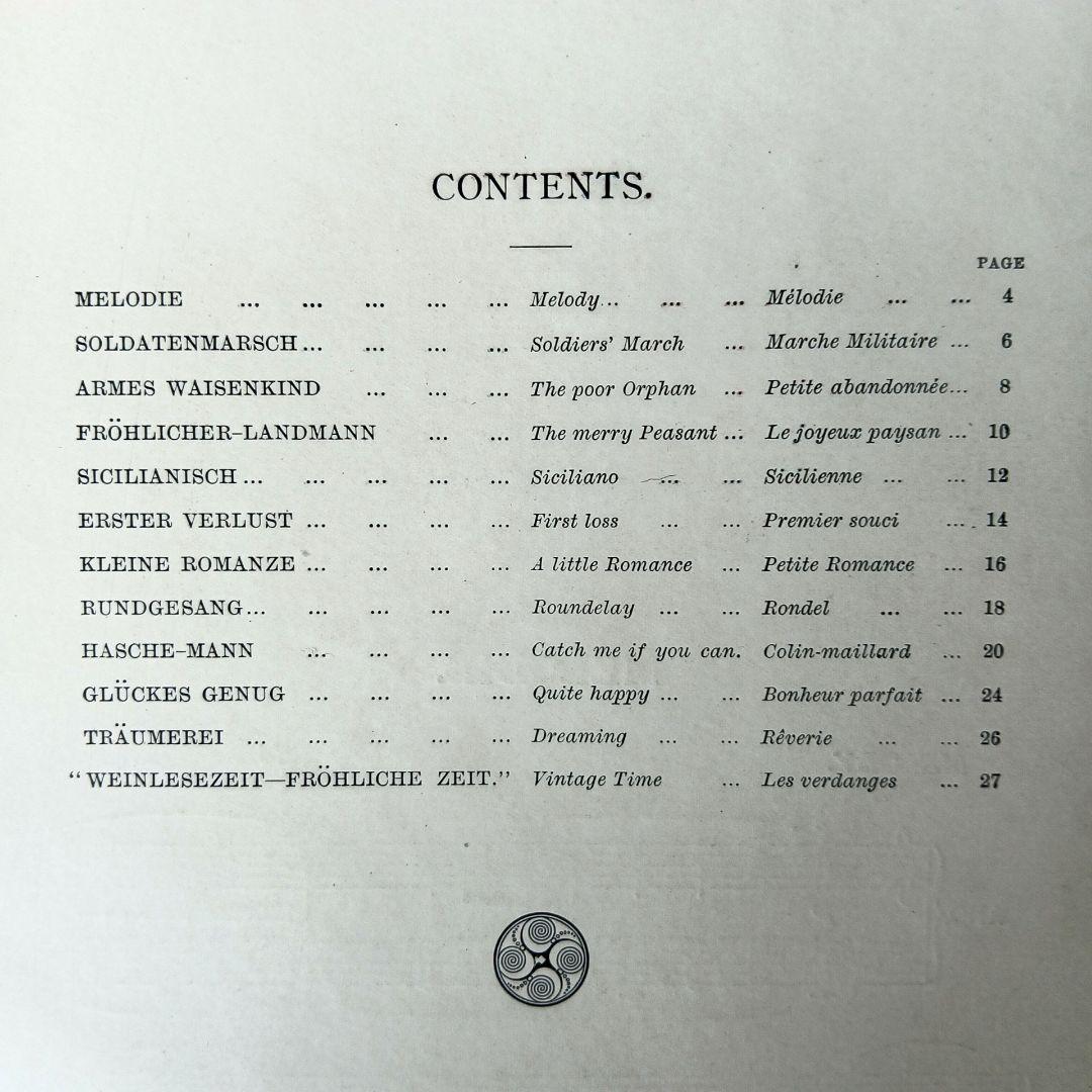 洋書古書1922年メッセージ 楽譜シューマン ルメール画集アンティーク