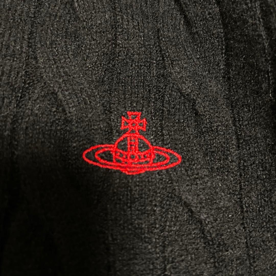 未使用級 ヴィヴィアンウエストウッド 表記40 ケーブルニットクルー