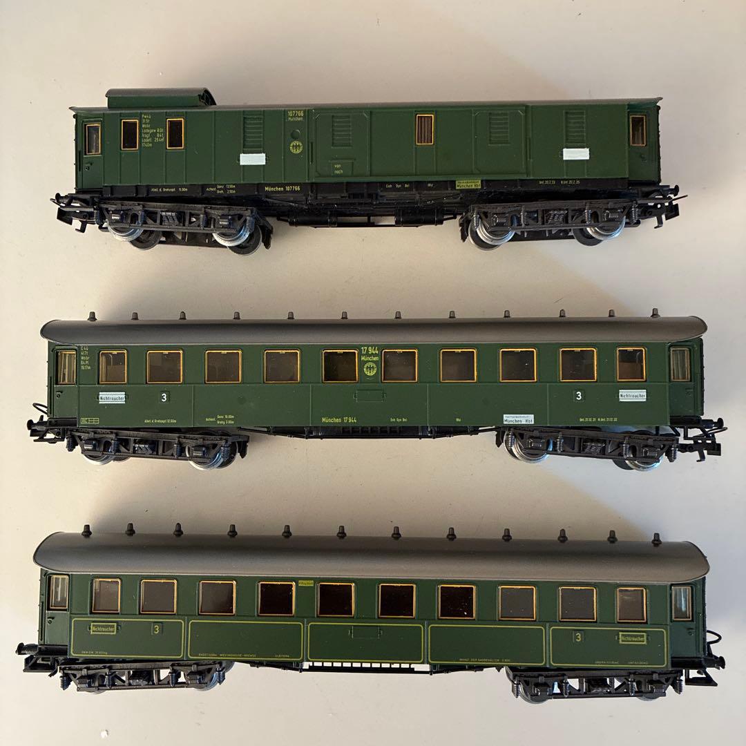 メルクリン HO 4135 4136 4137 旧バイエルン邦有鉄道客車3輌 - メルカリ