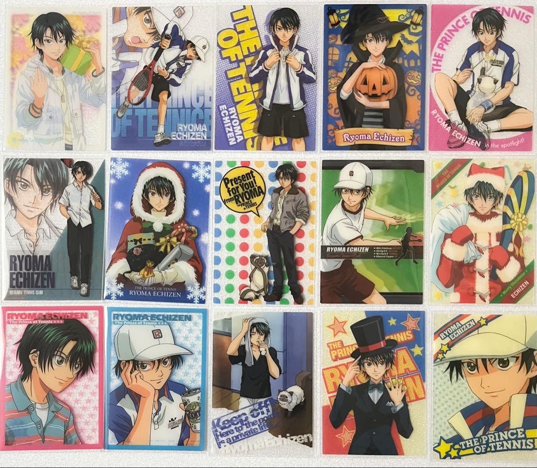 テニプリ　シャイニングクリア　越前リョーマ テニスの王子様 越前リョーマ カルピン シャイニングクリア 2弾