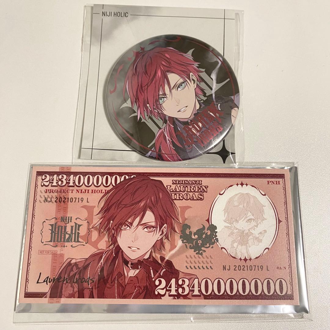にじさんじ NIJI HOLIC 缶バッジ 特典 カード ローレン•イロアス