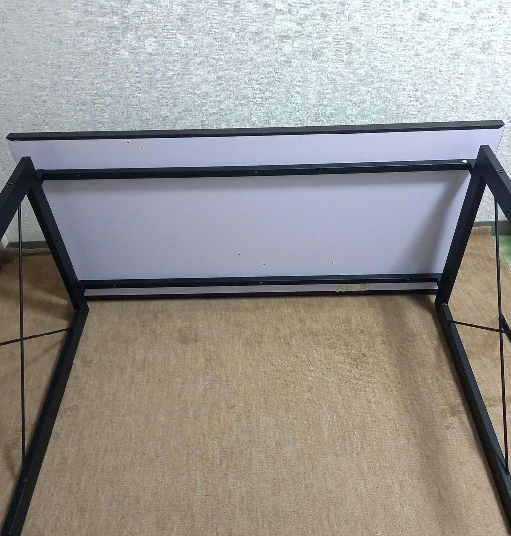 デスク パソコンデスク ニトリ サーヤ 幅120×縦60×高76 ダークブラウン