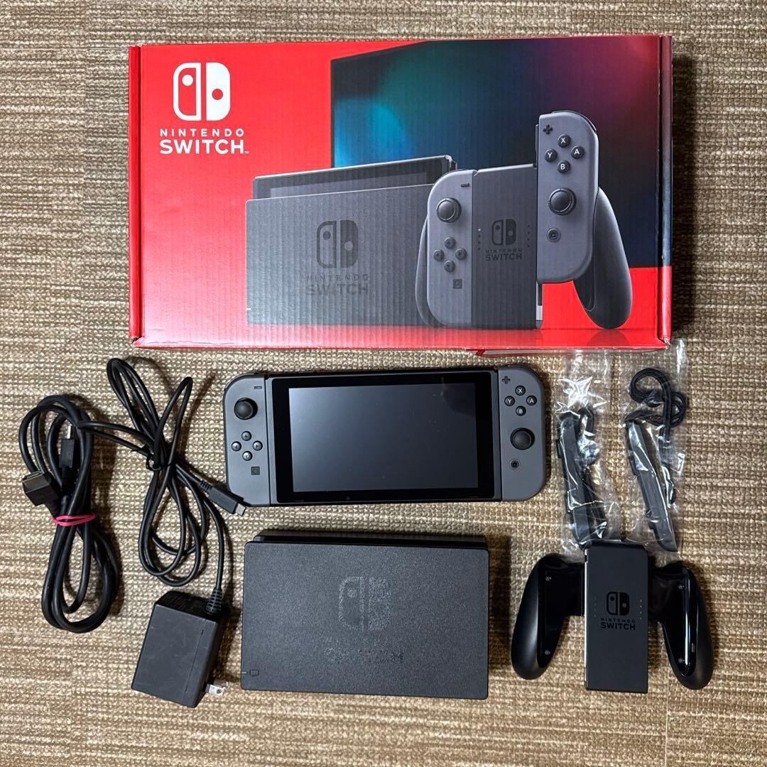 【箱あり】Nintendo Switch　スイッチ　本体セット　グレー Nintendo Switch 本体 グレー ニンテンドースイッチ Switch Nintendo