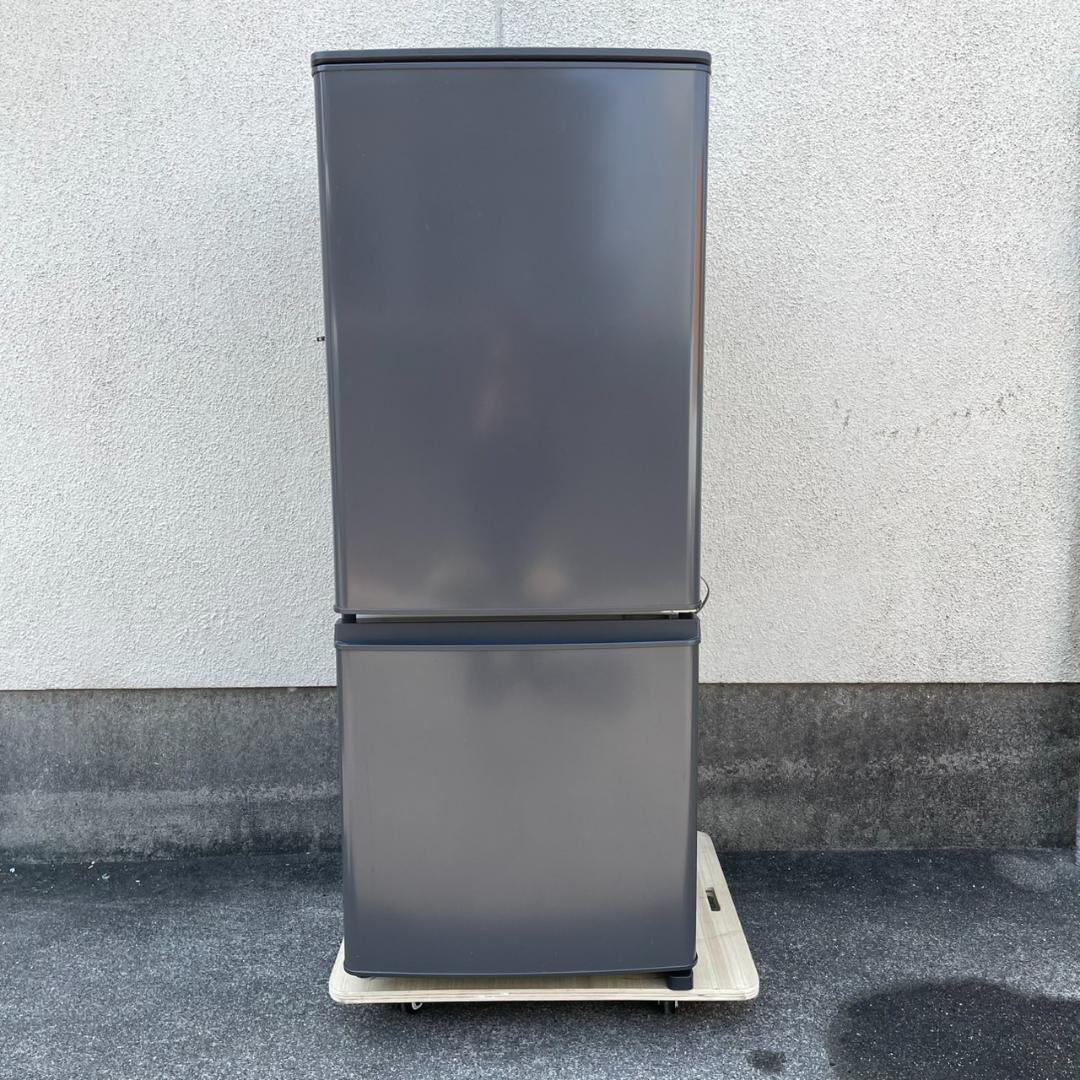 三菱　ミツビシ　ノンフロン冷凍冷蔵庫　MR-P15F-H 2020年製　146L 冷蔵庫 Pシリーズ マットチャコール MR-P15F-H [146L /2ドア /右開き