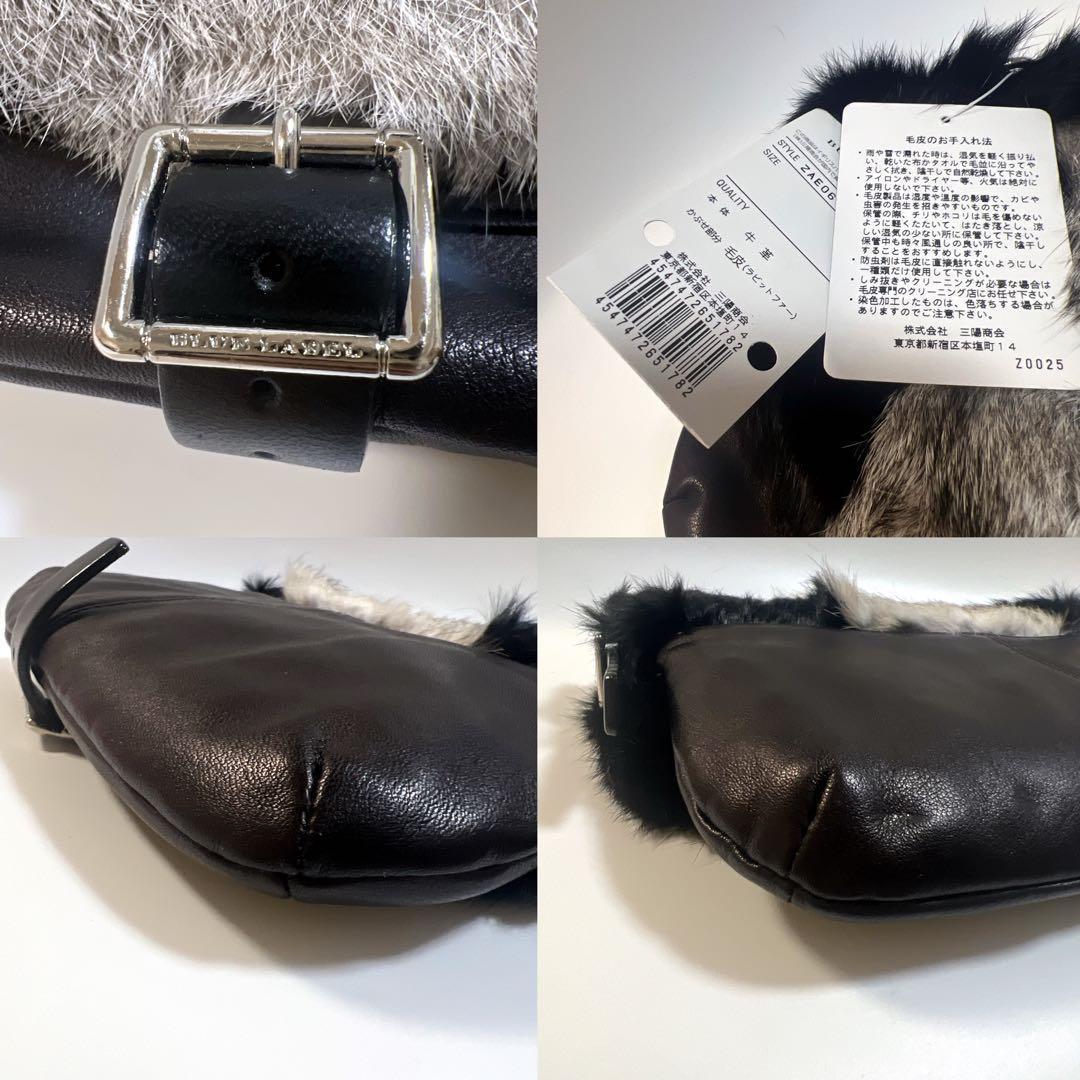 新品未使用✨バーバリー チェーン ショルダーバッグ ファー フラップ