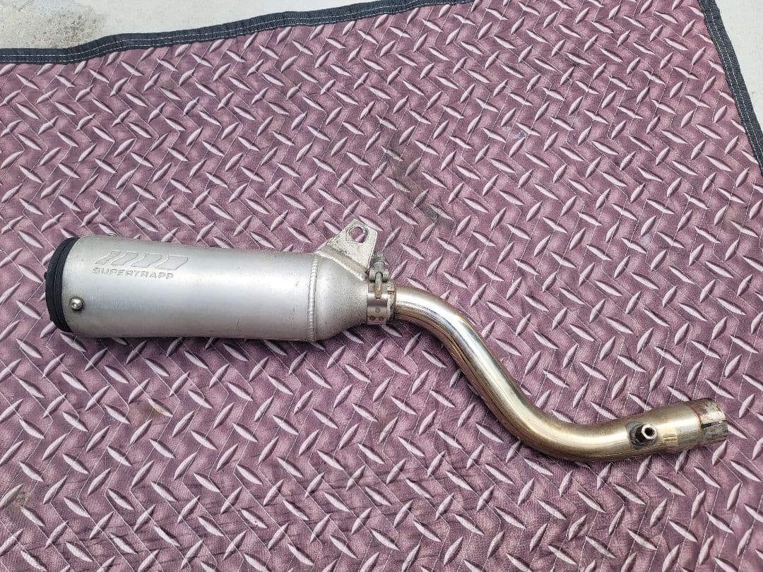 XLR250 BAJA MD22 SUPERTRAPP スーパートラップマフラー - メルカリ