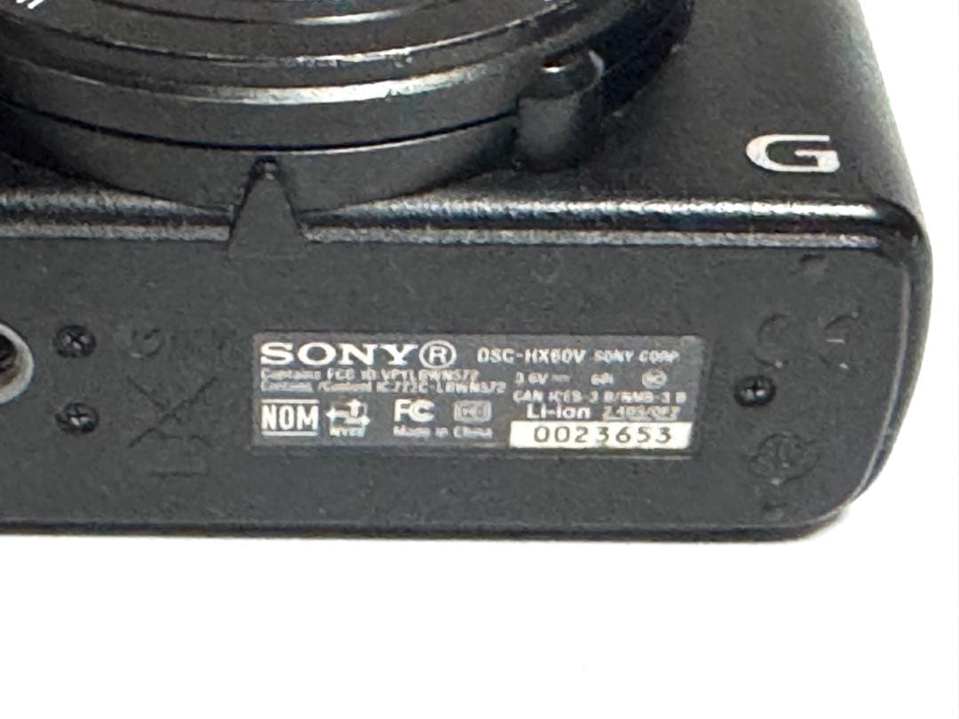 Sony Gシリーズ 20.4メガピクセル コンパクトデジタルカメラ