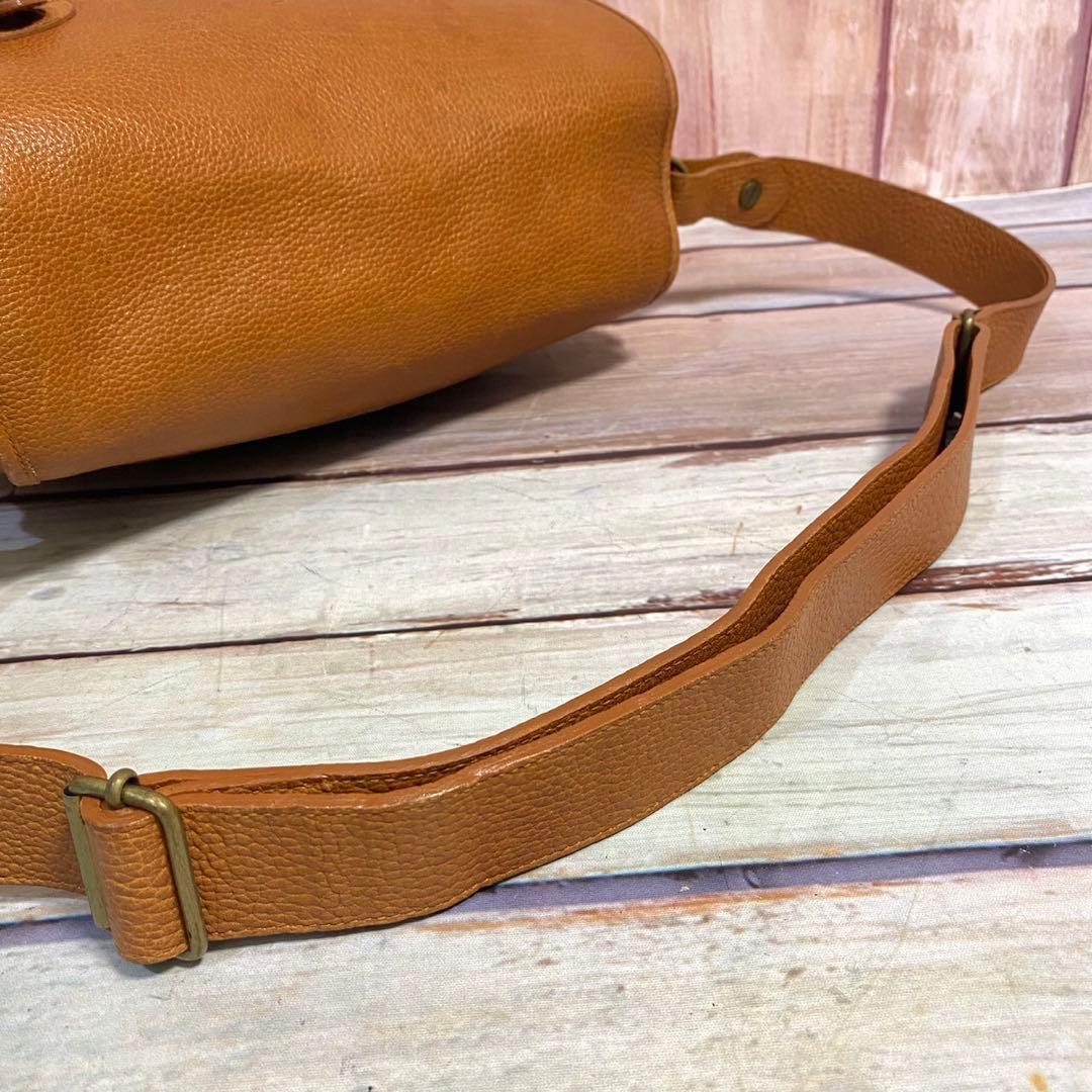 ラルフローレン シボ革 メッセンジャーバッグ ショルダーバッグ