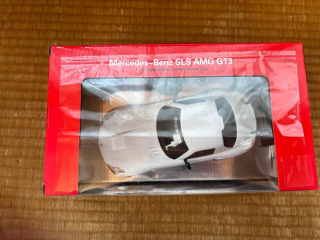 新品未開封◇メルセデスベンツSLS AMG GT3 ラジコンカー1/24ホワイト